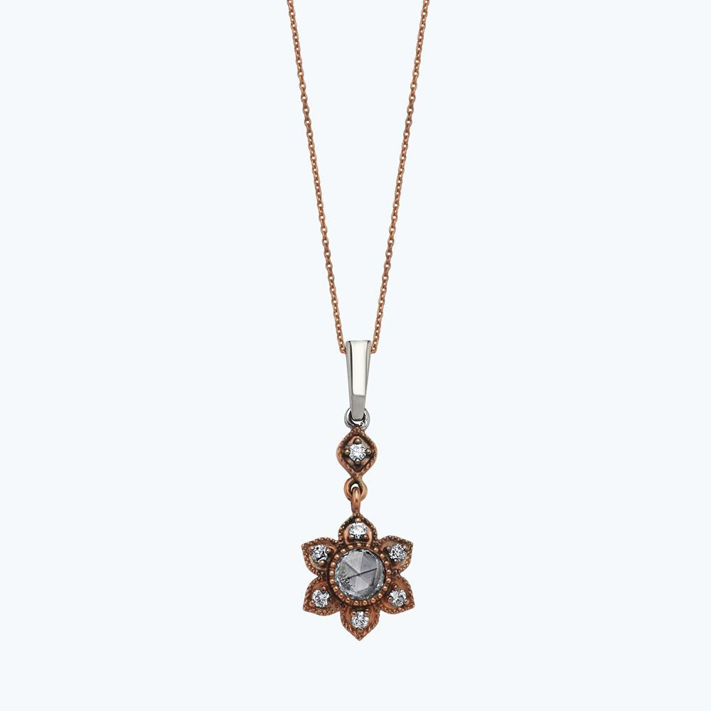 Flower Diamond Necklace