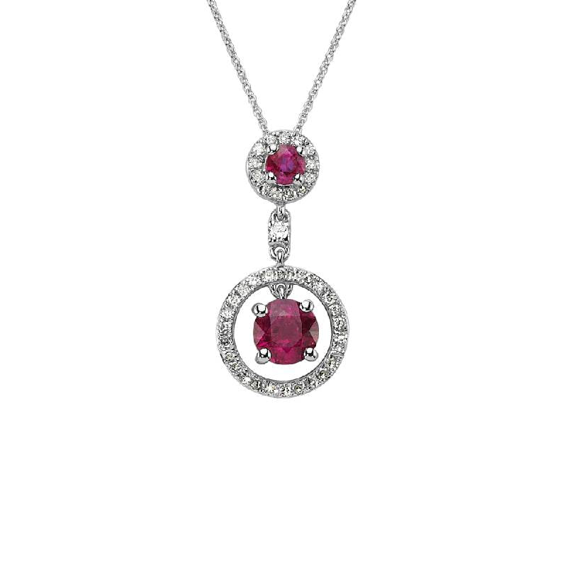 Ruby Diamond Necklace