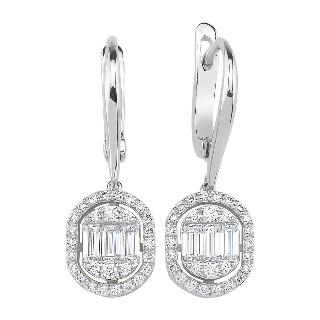 Boucles d'Oreilles Diamant