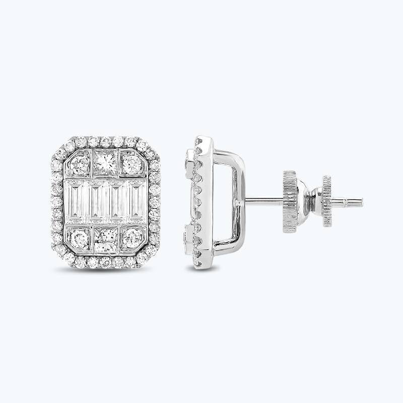 Baguette Diamond Earrings