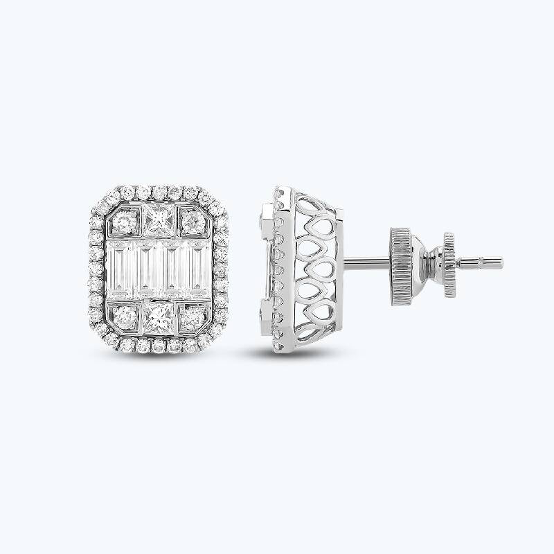 Baguette Diamond Earrings