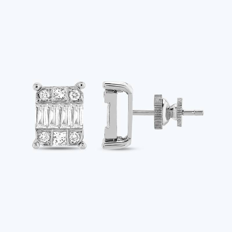 Baguette Diamond Earrings