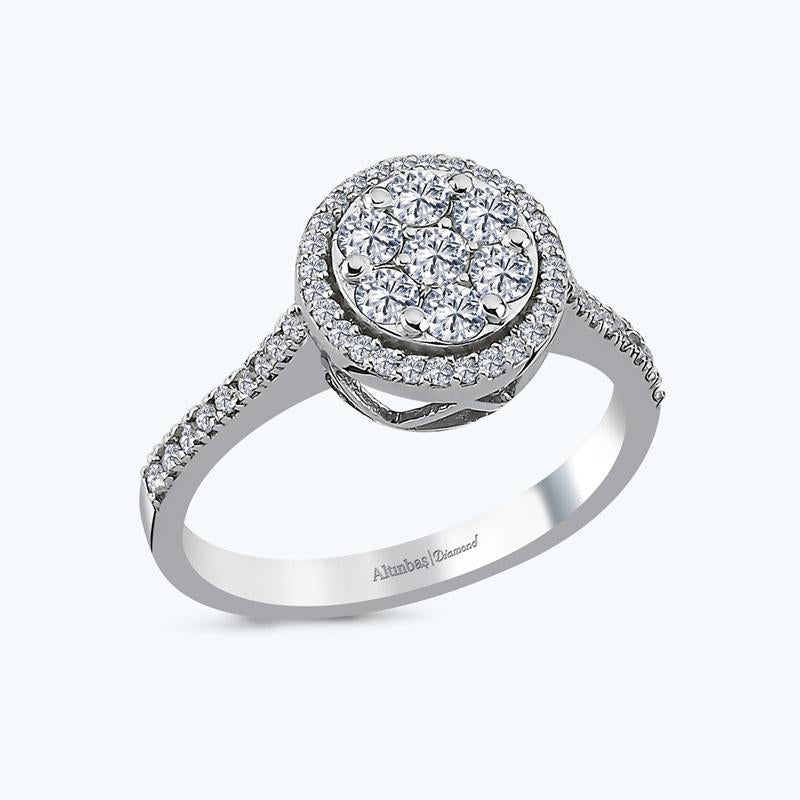 Cluster Diamond Ring