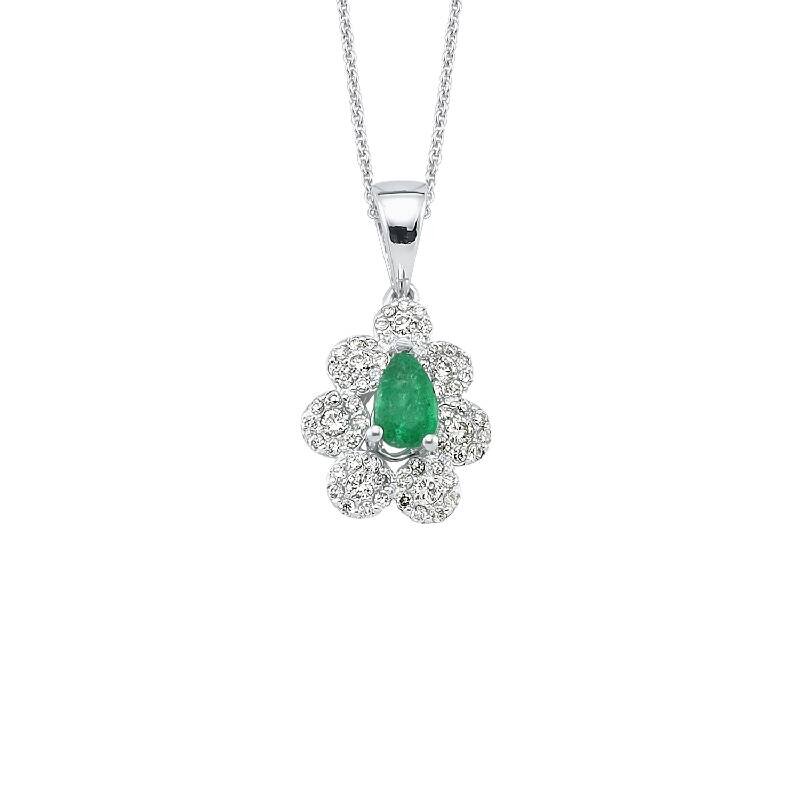 Emerald Diamond Necklace