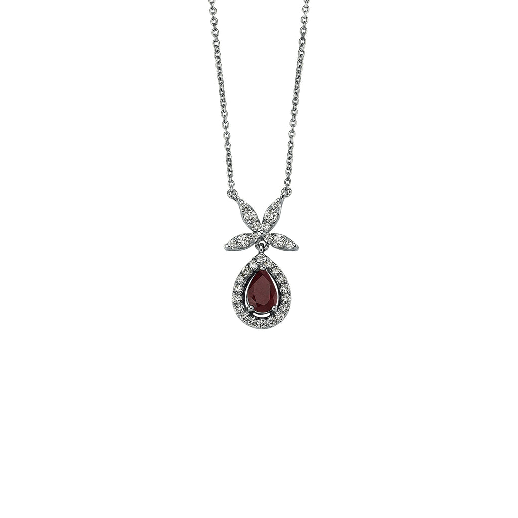 Ruby Diamond Necklace