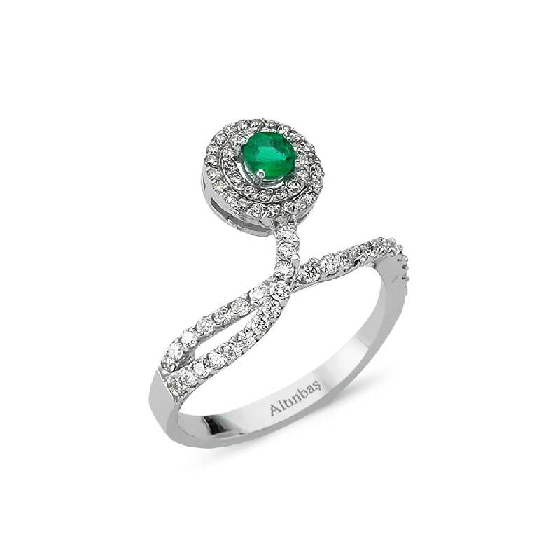 Emerald Diamond Ring