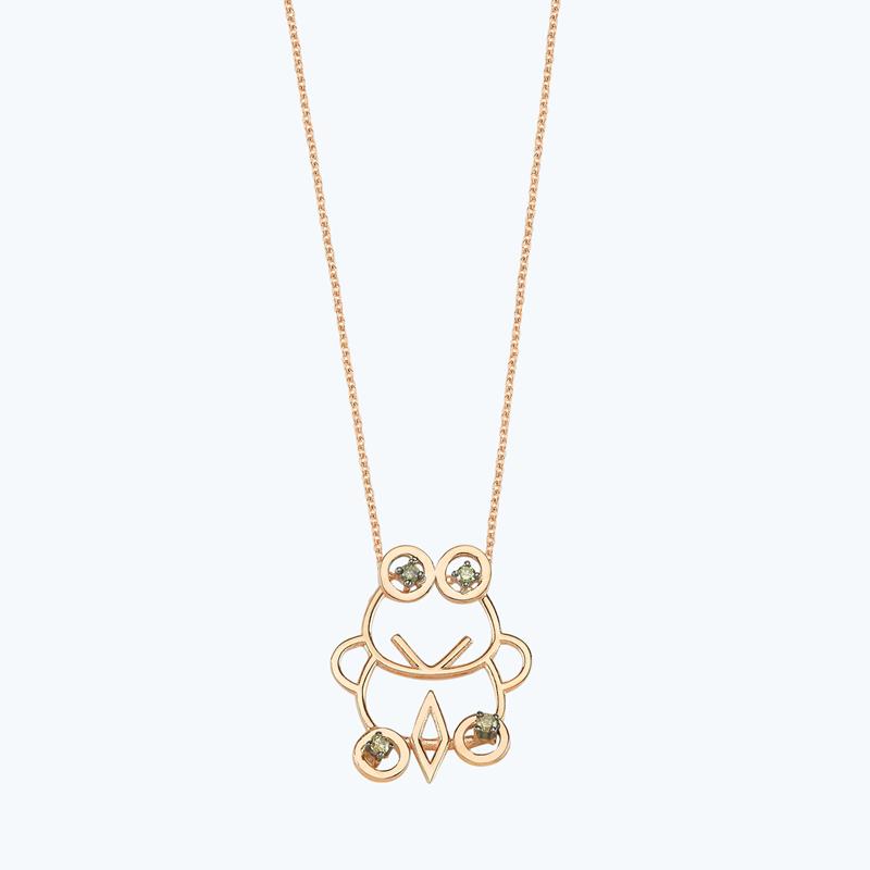 Frosch Diamantkette