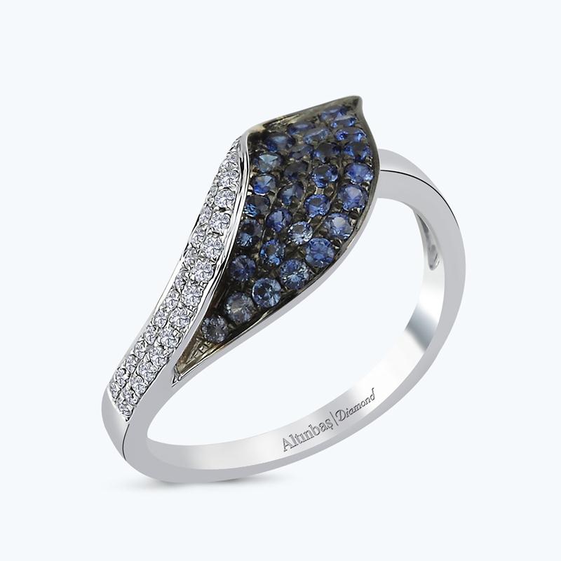 Sapphire Diamond Ring