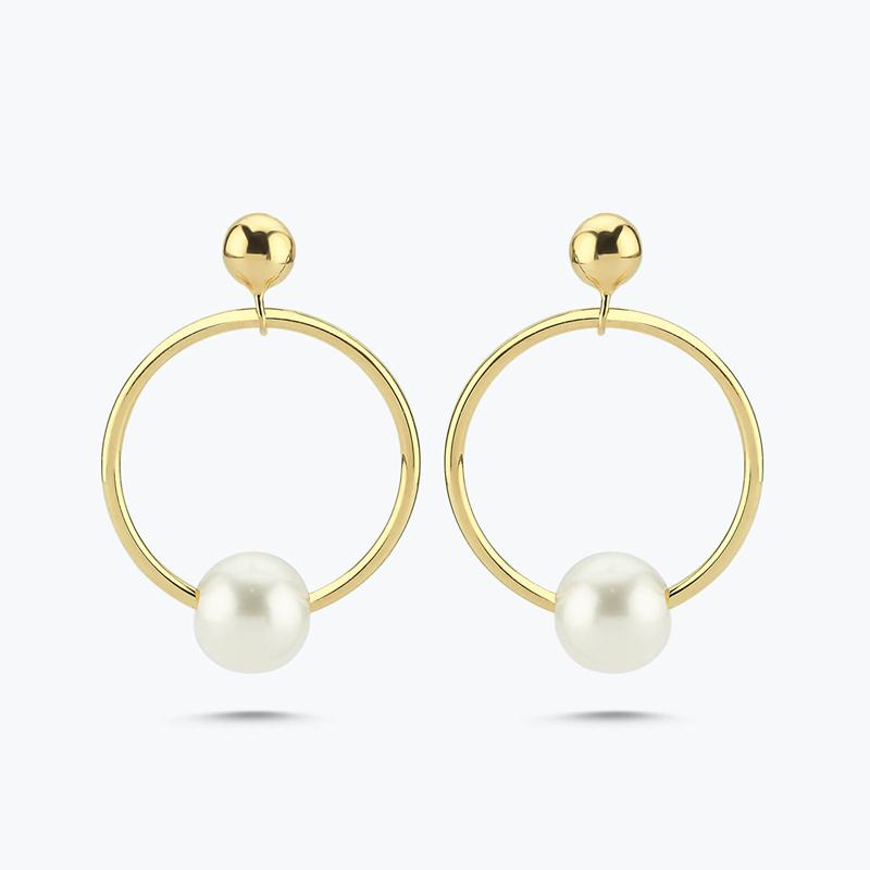 Pearl Gold Earrings