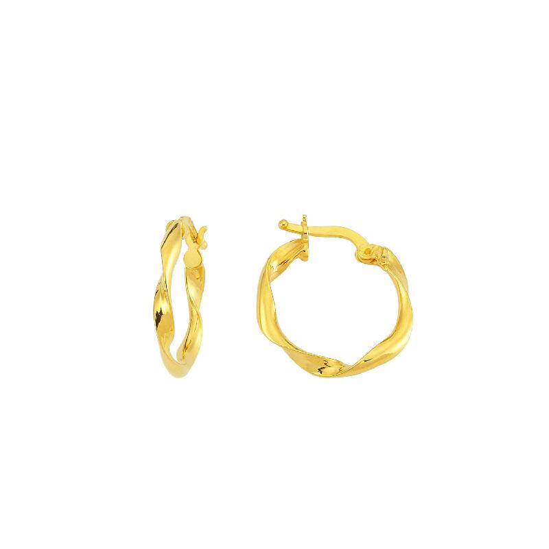 22Ct Hoop Gold Earrings