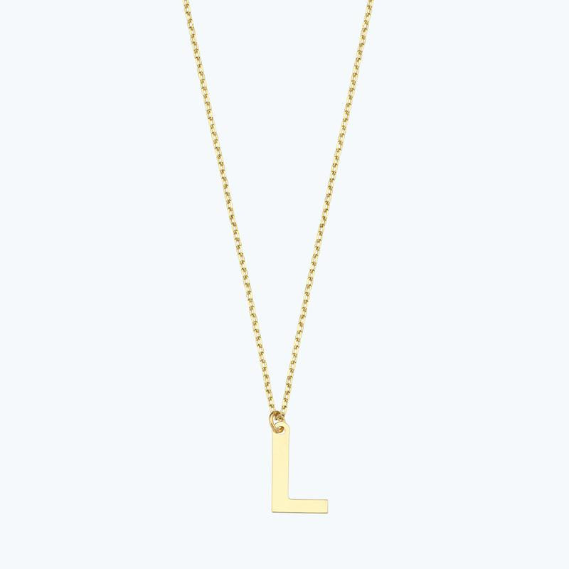 Collier Or Lettre L