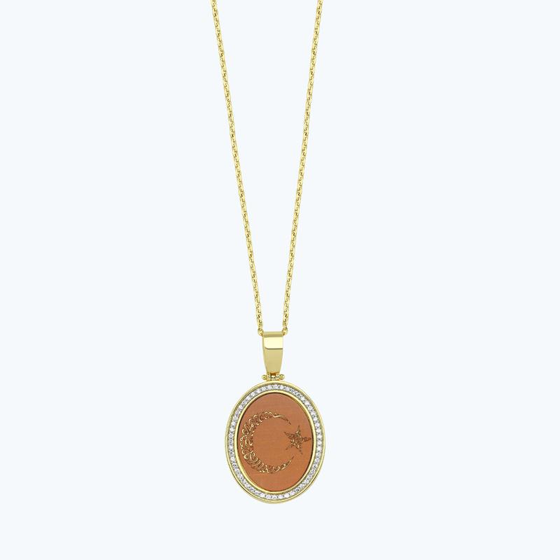 Mond Stern Goldkette