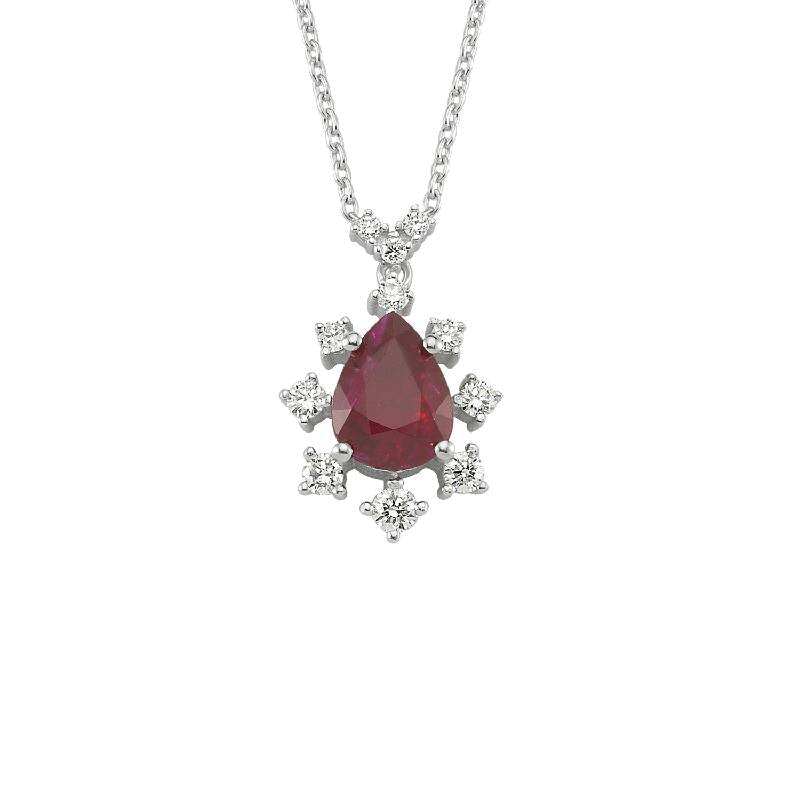 Ruby Diamond Necklace