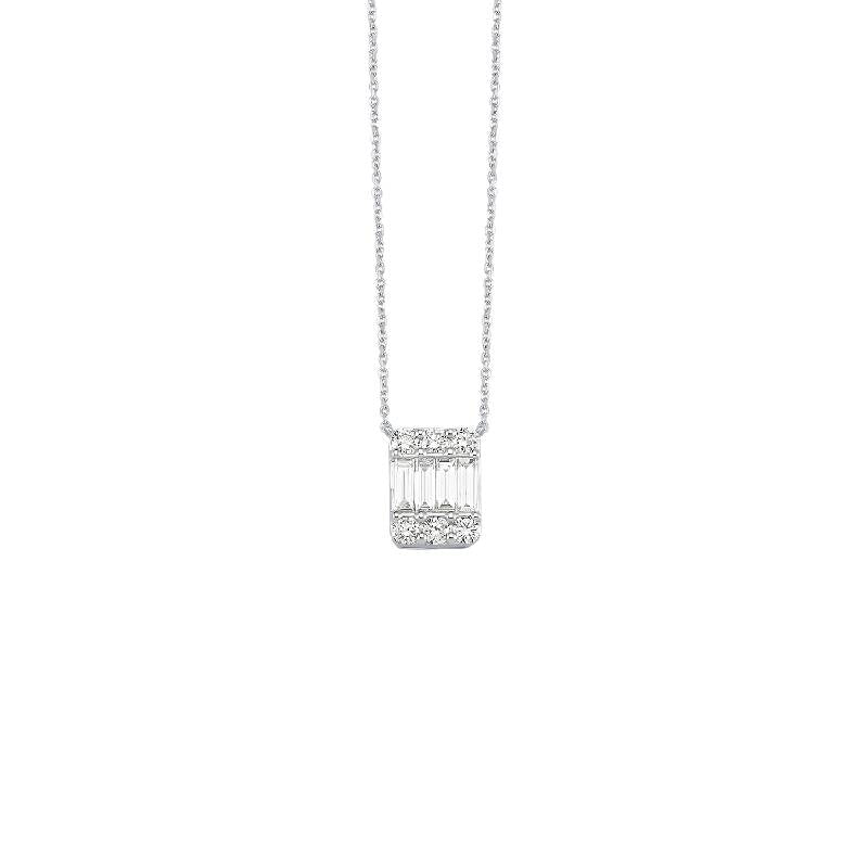 Baguette Diamantkette