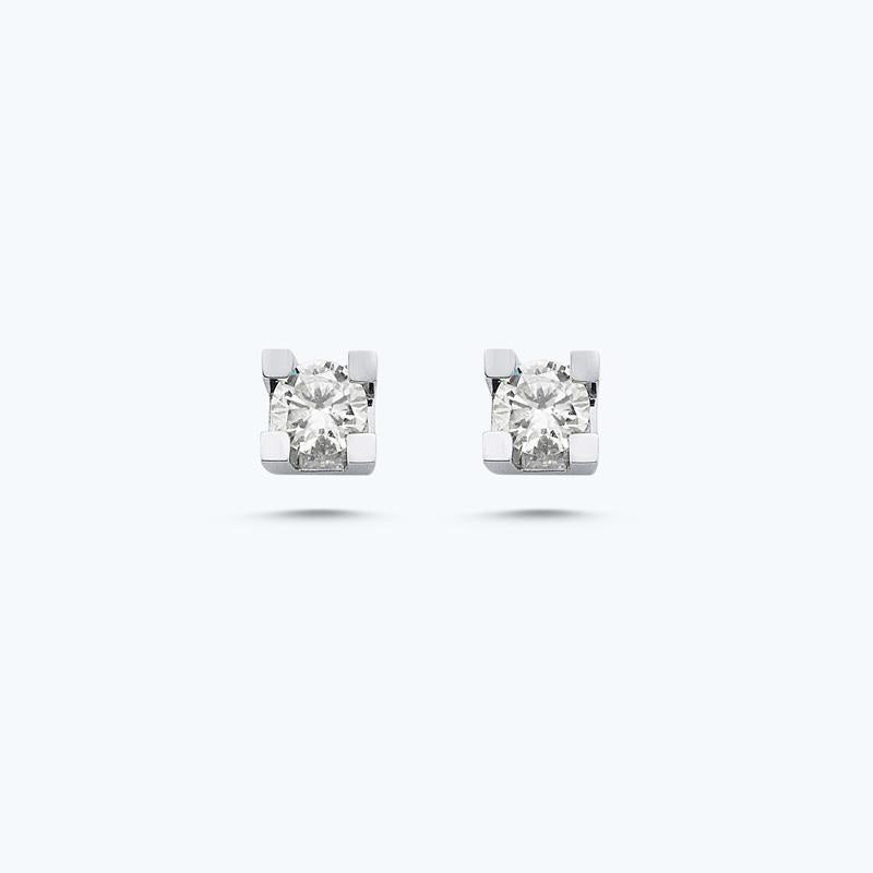 Solitaire Diamond Earring