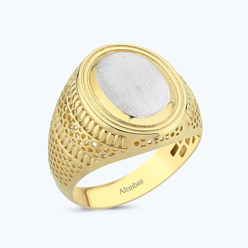 Mens Gold Ring