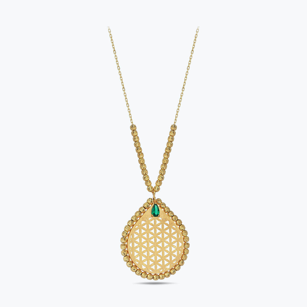 Collier Or Fleur de Vie 22K