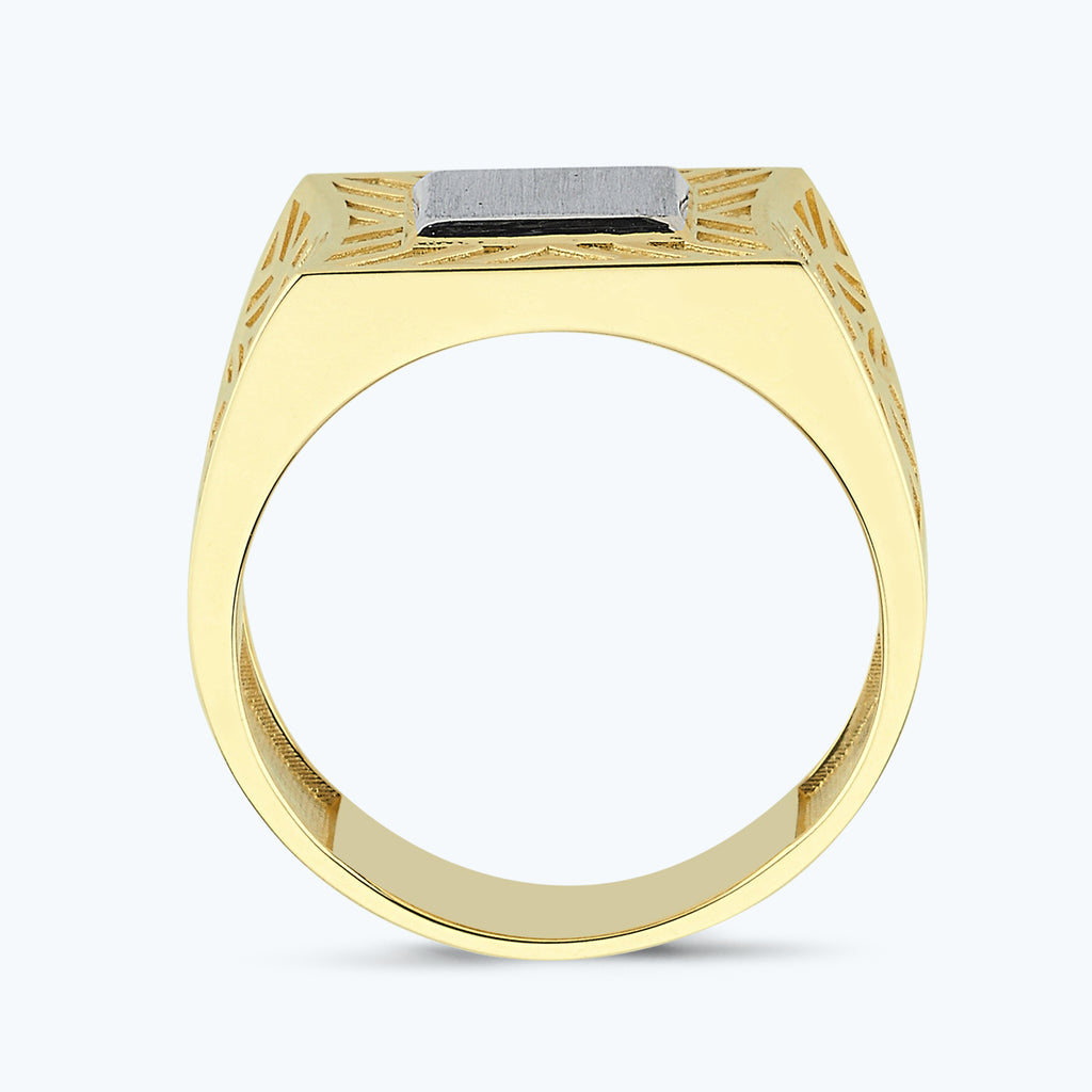 Herren Goldring