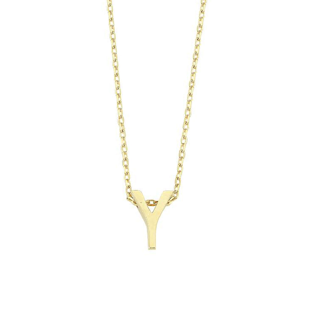 Letter Y Gold Necklace