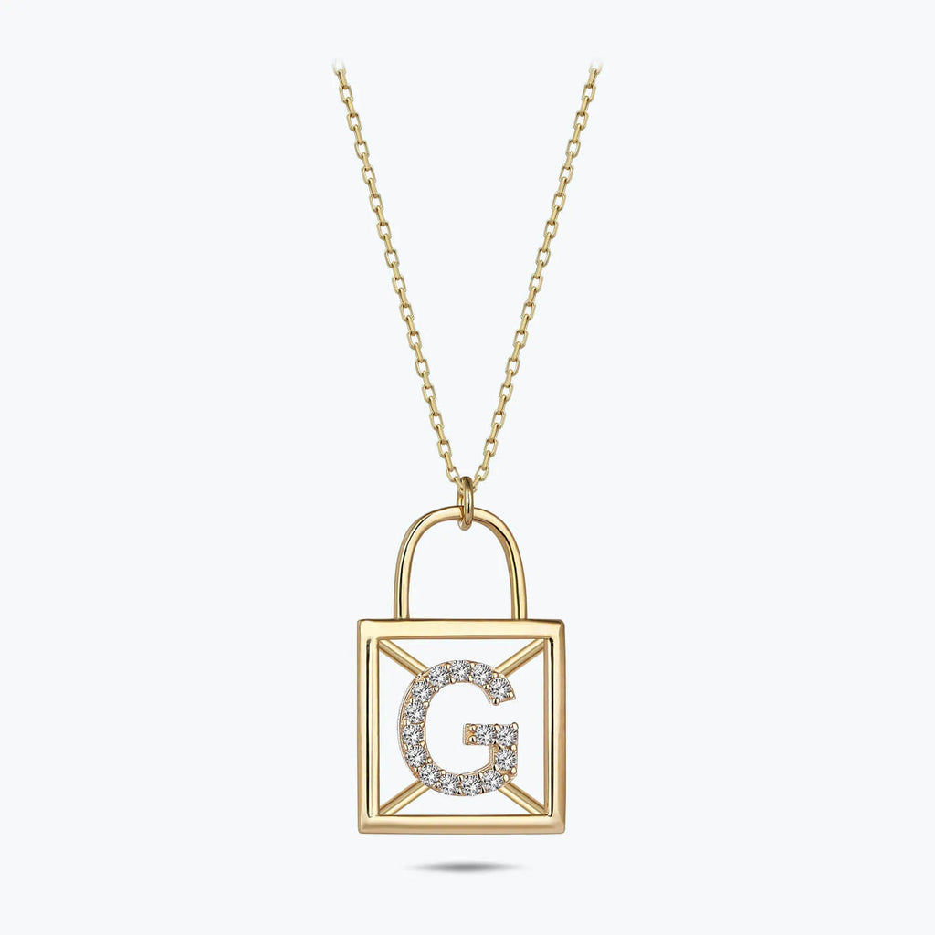 Letter G Gold Necklace