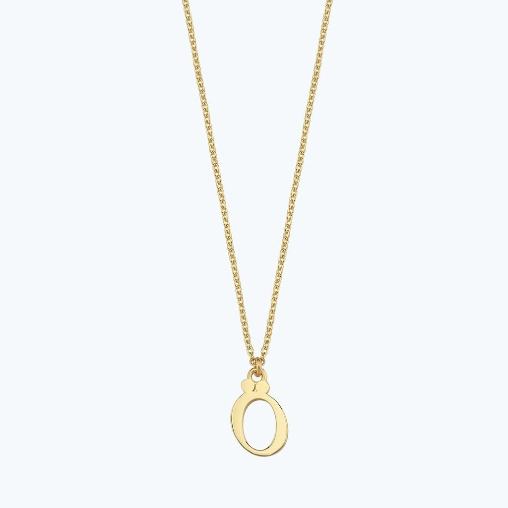 Letter Ö Gold Necklace