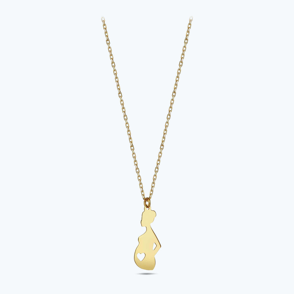 Mom To Be Gold Necklace