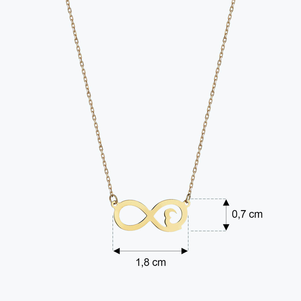 Infinity Gold Necklace