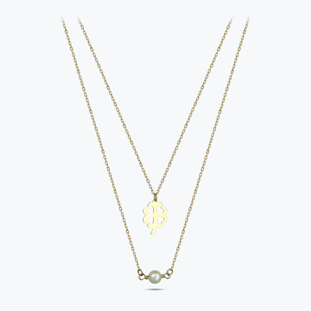 Clover Gold Necklace