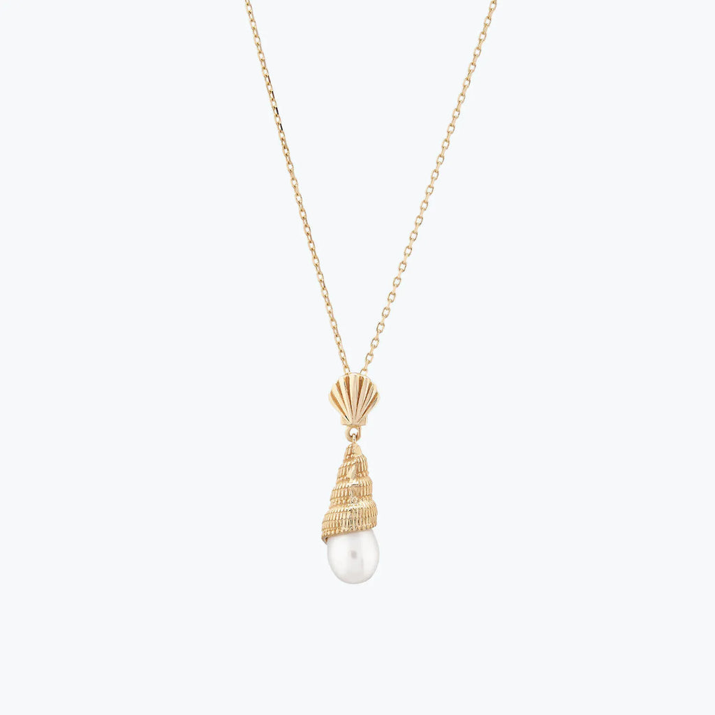 Oyster Pearl Gold Necklace