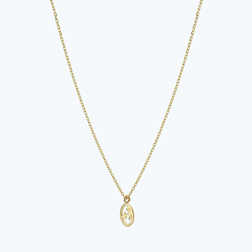 Zodiac Sign Sagittarius Gold Necklace