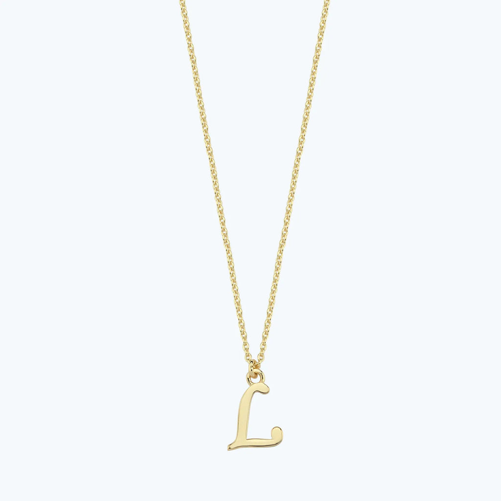 Collier Or Lettre L