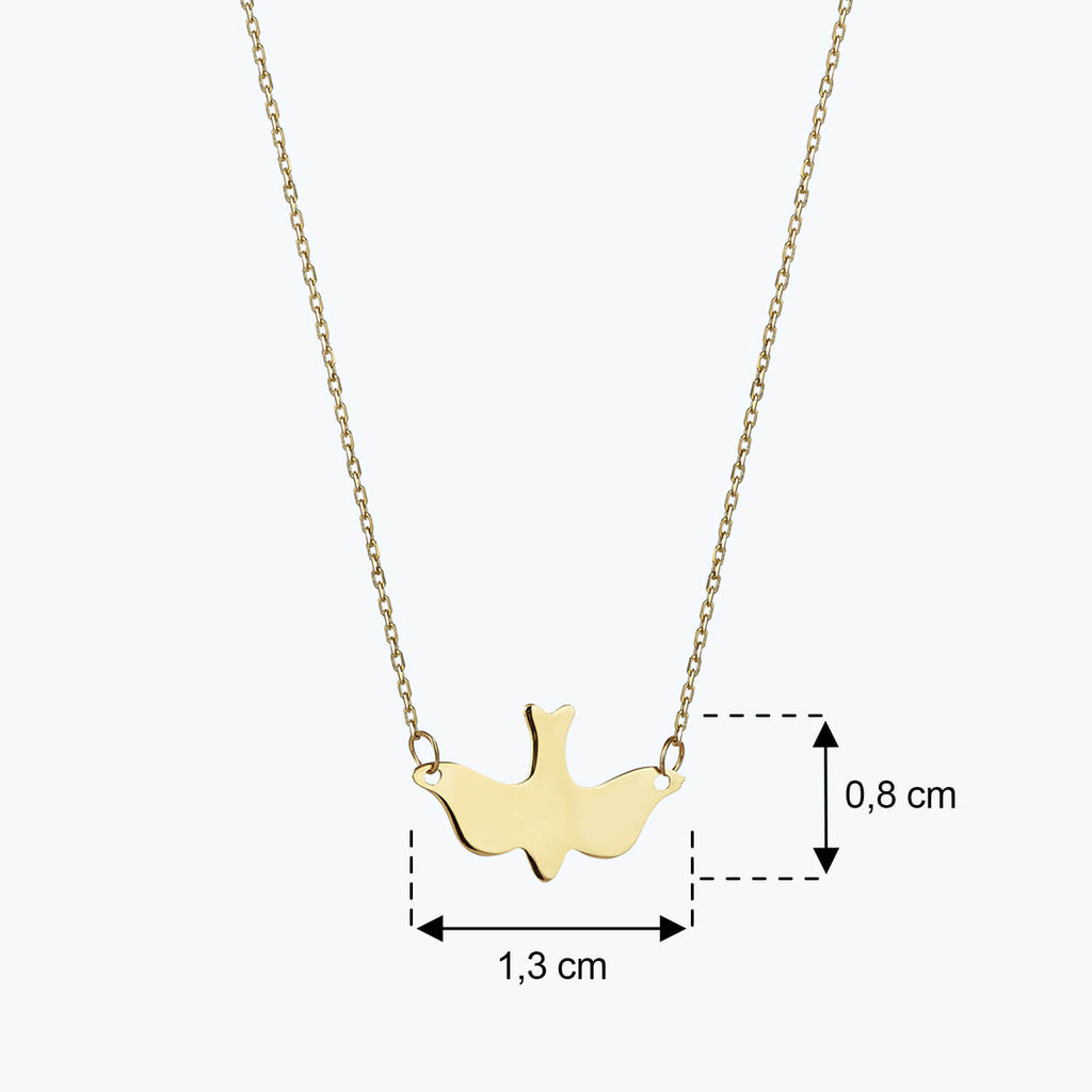 Swallow Gold Necklace