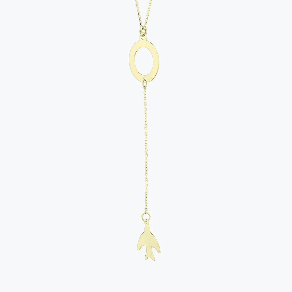 Gold Swallow Necklace