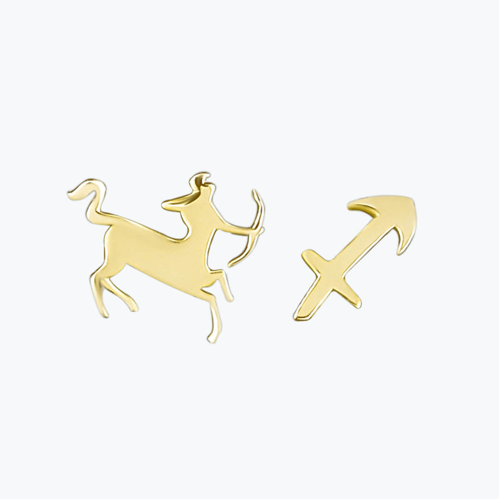 Boucles d'Oreilles Or Horoscope Sagittaire