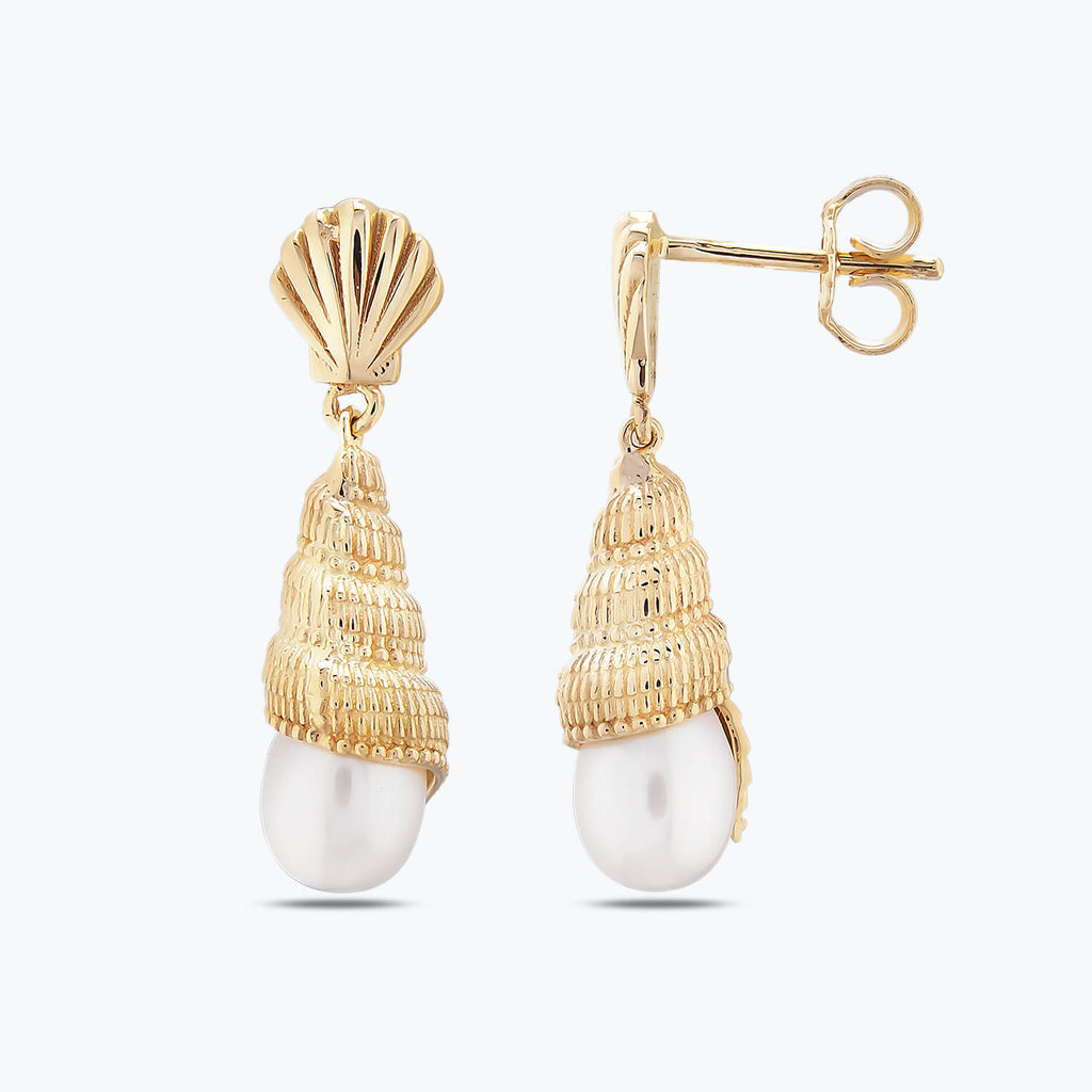 Pearl Gold Earrings