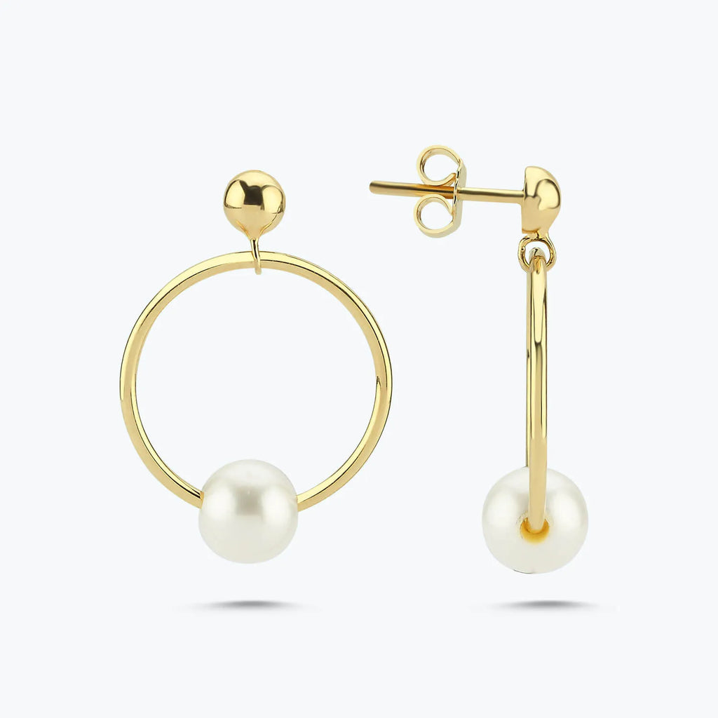 Pearl Gold Earrings