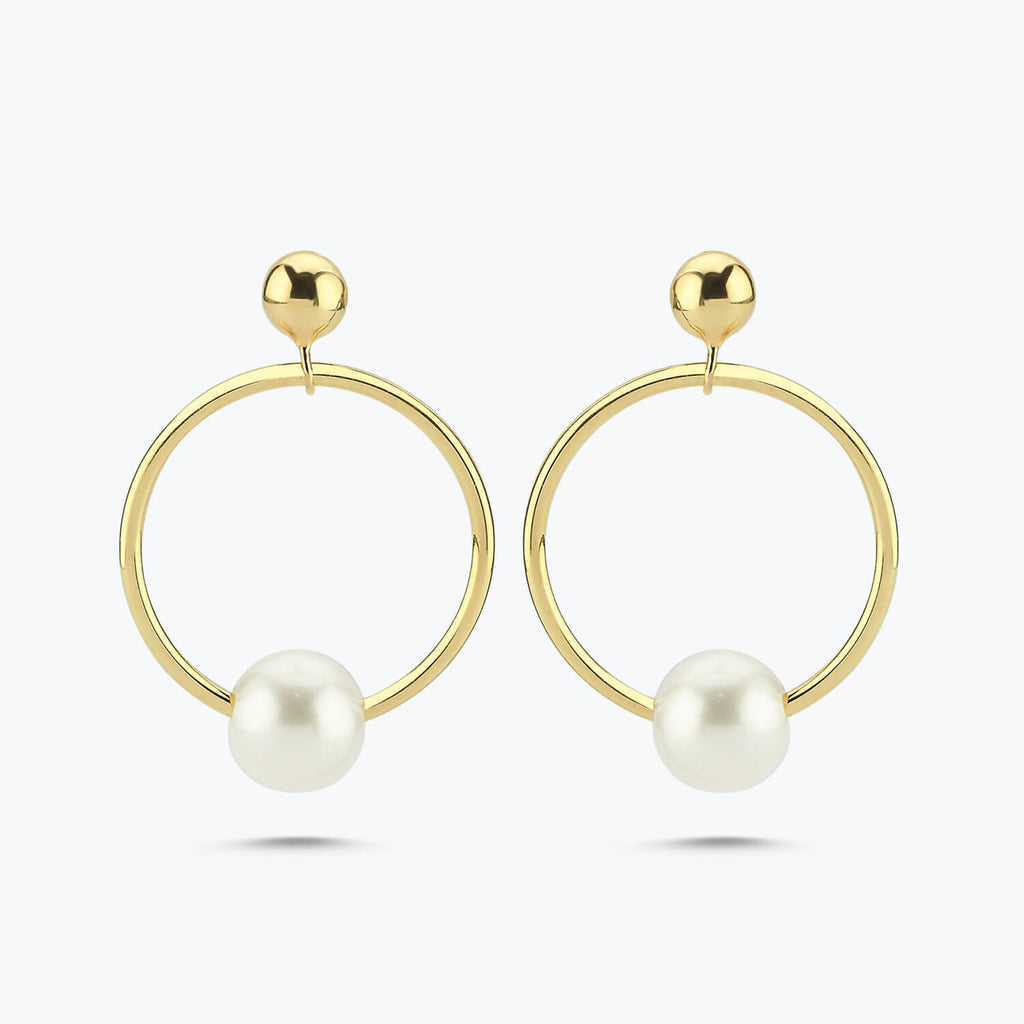 Pearl Gold Earrings