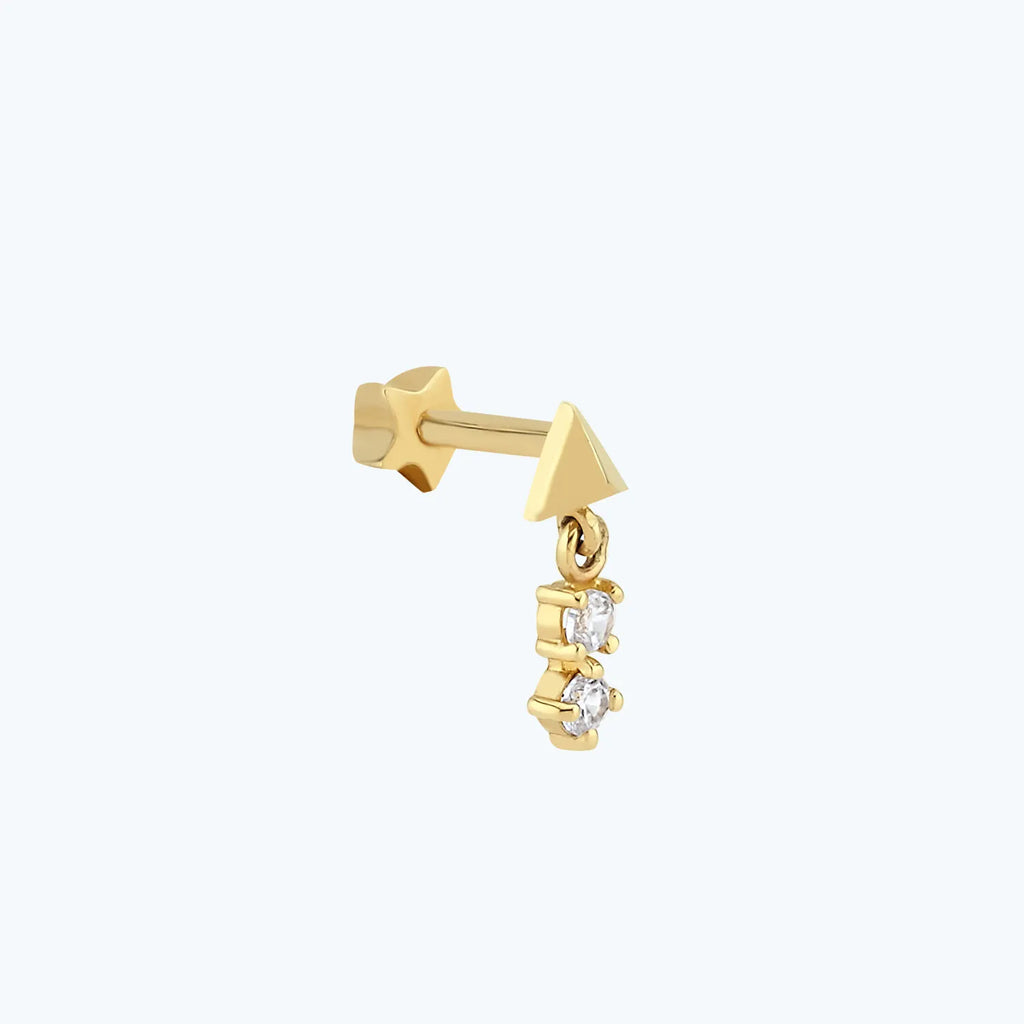 Gold Tragus Piercing