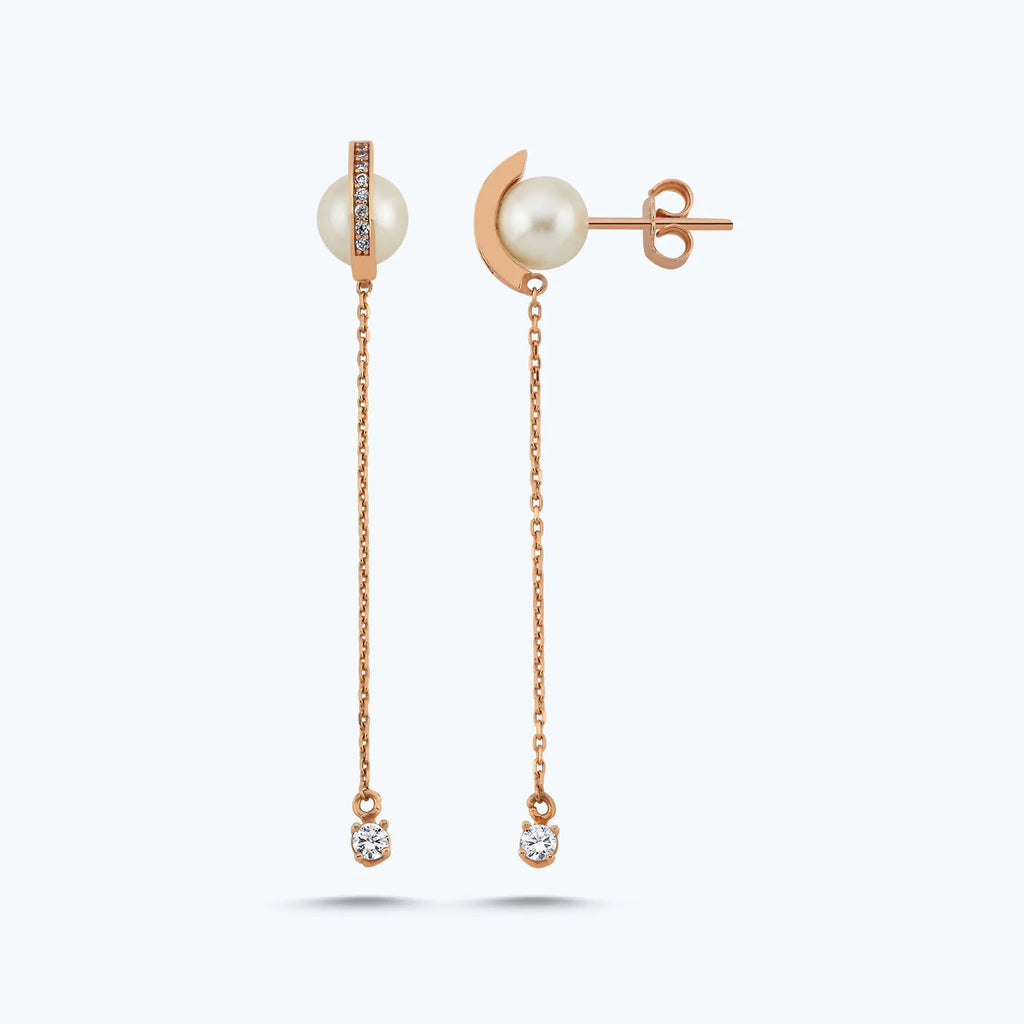 Pearl Gold Earrings