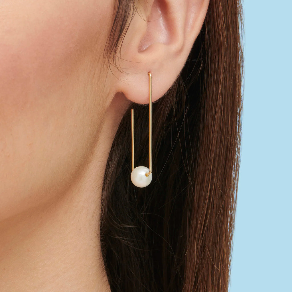 Pearl Gold Earrings