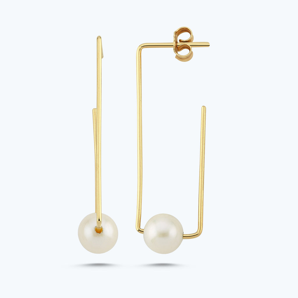 Pearl Gold Earrings