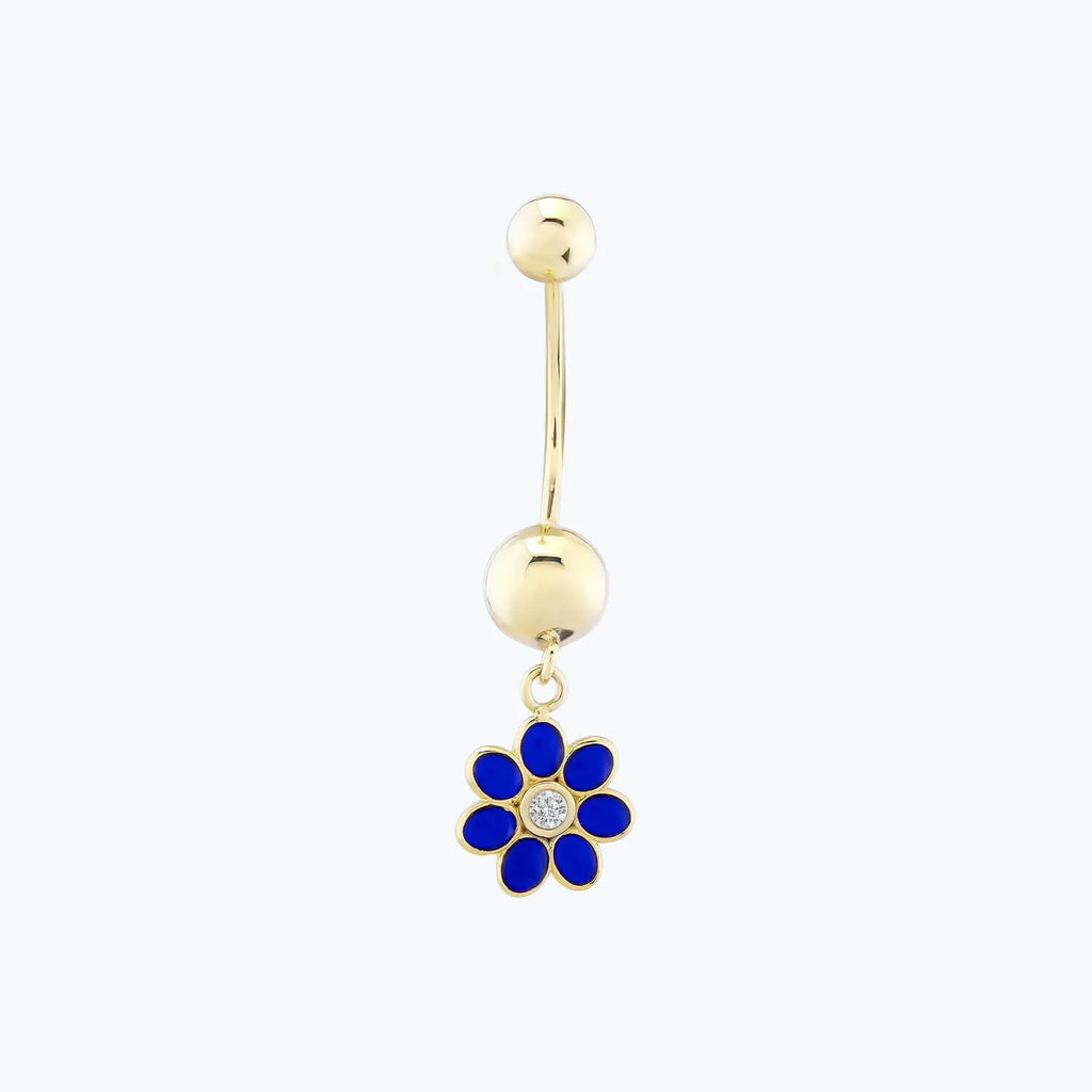 Gold Piercing Blume