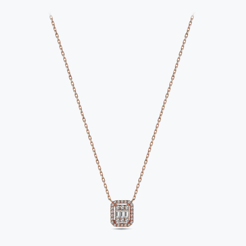 Baguette Diamantkette