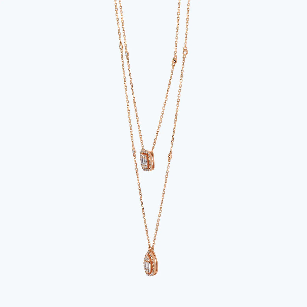 Baguette Diamantkette