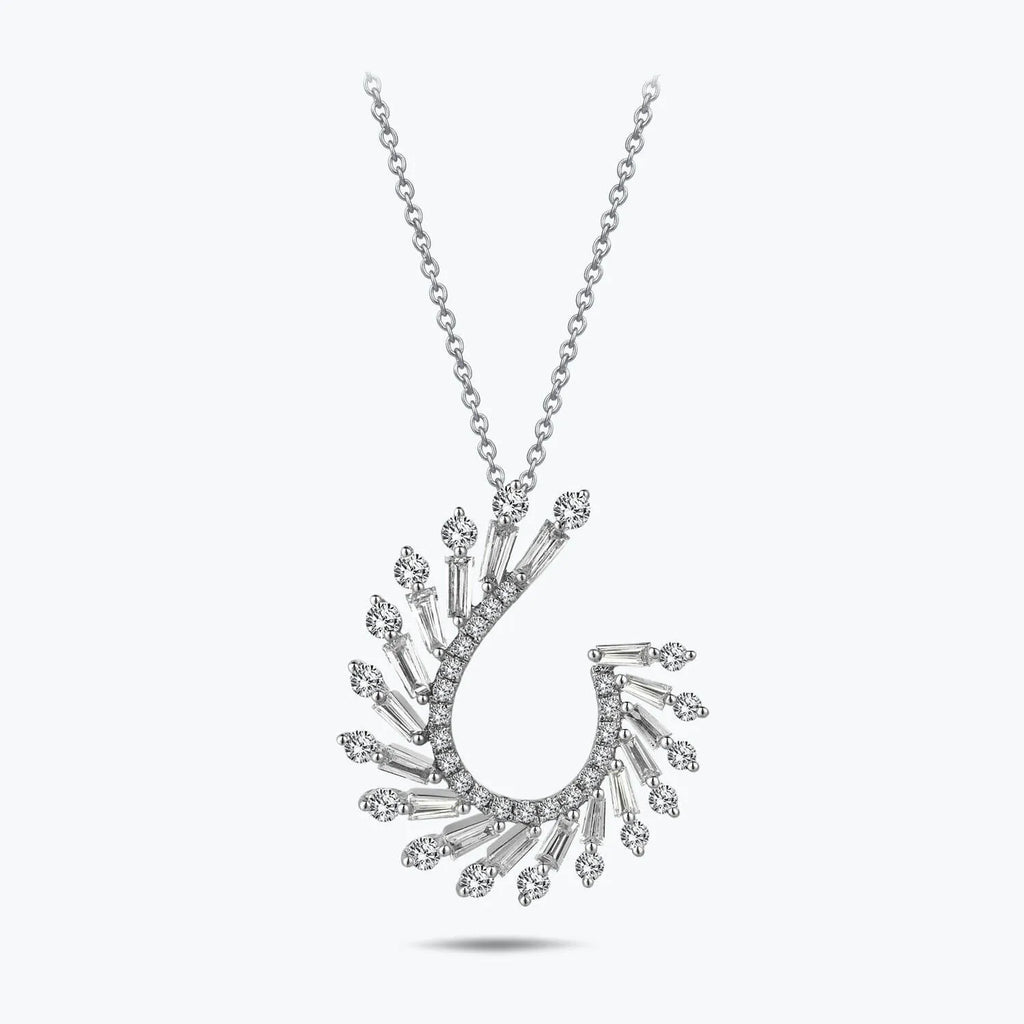 Baguette Diamond Necklace