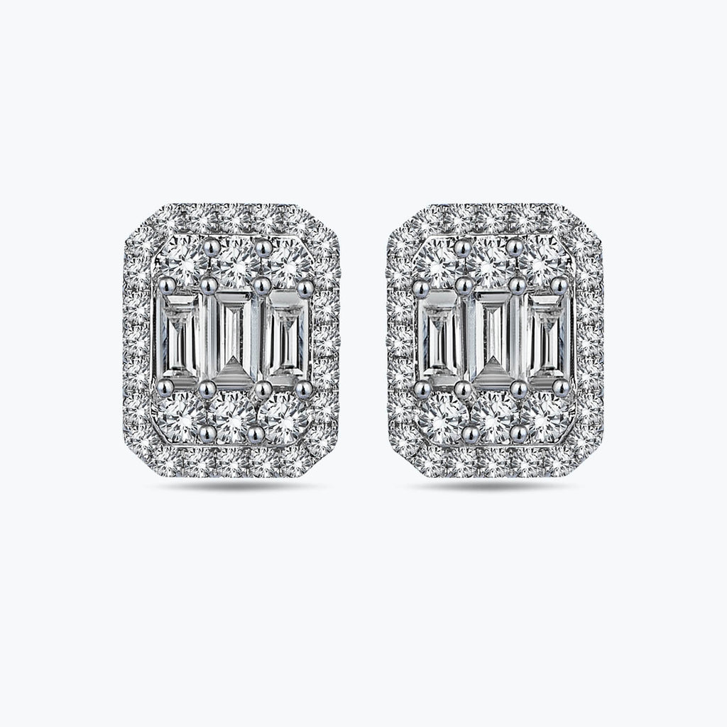 Baguette Diamond Earrings