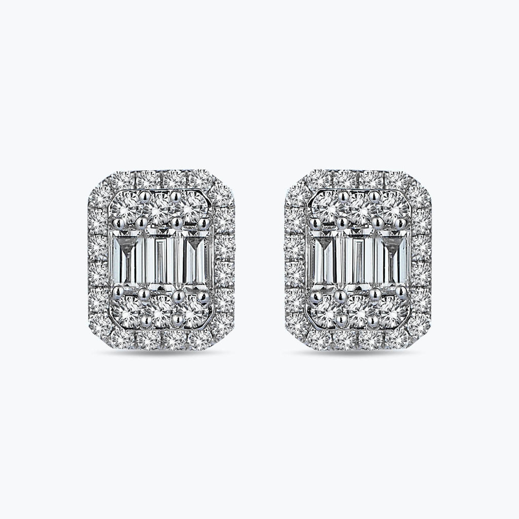 Baguette Diamond Earrings