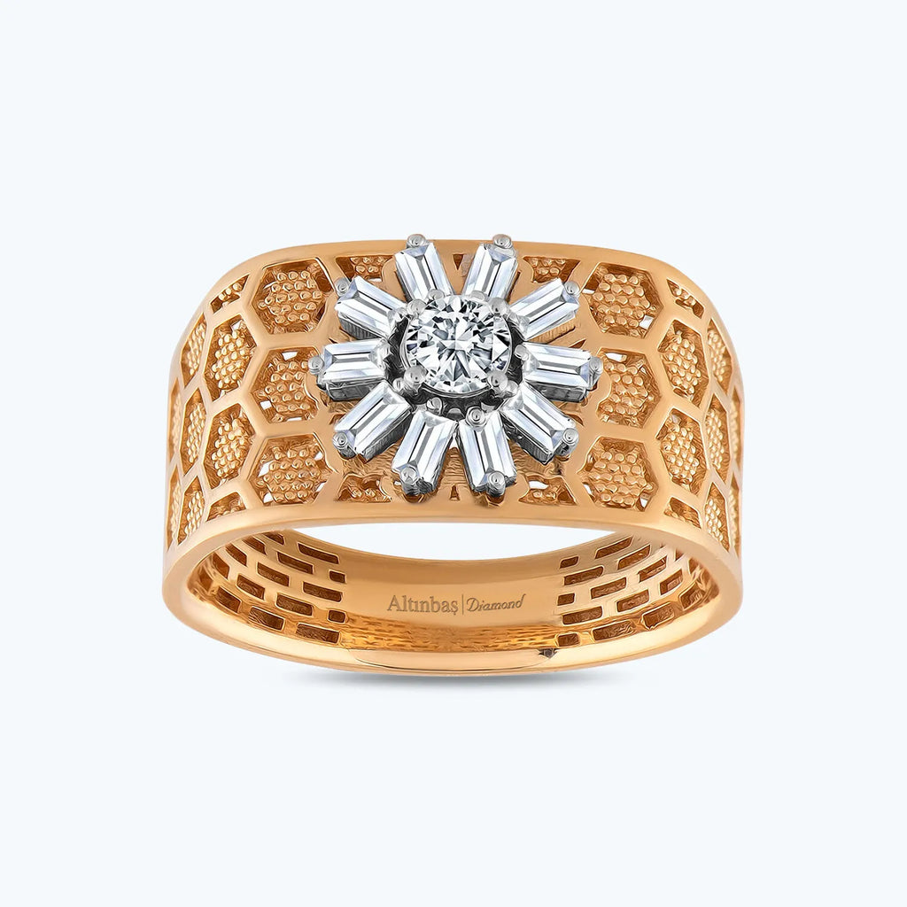 Bague Diamant Baguette