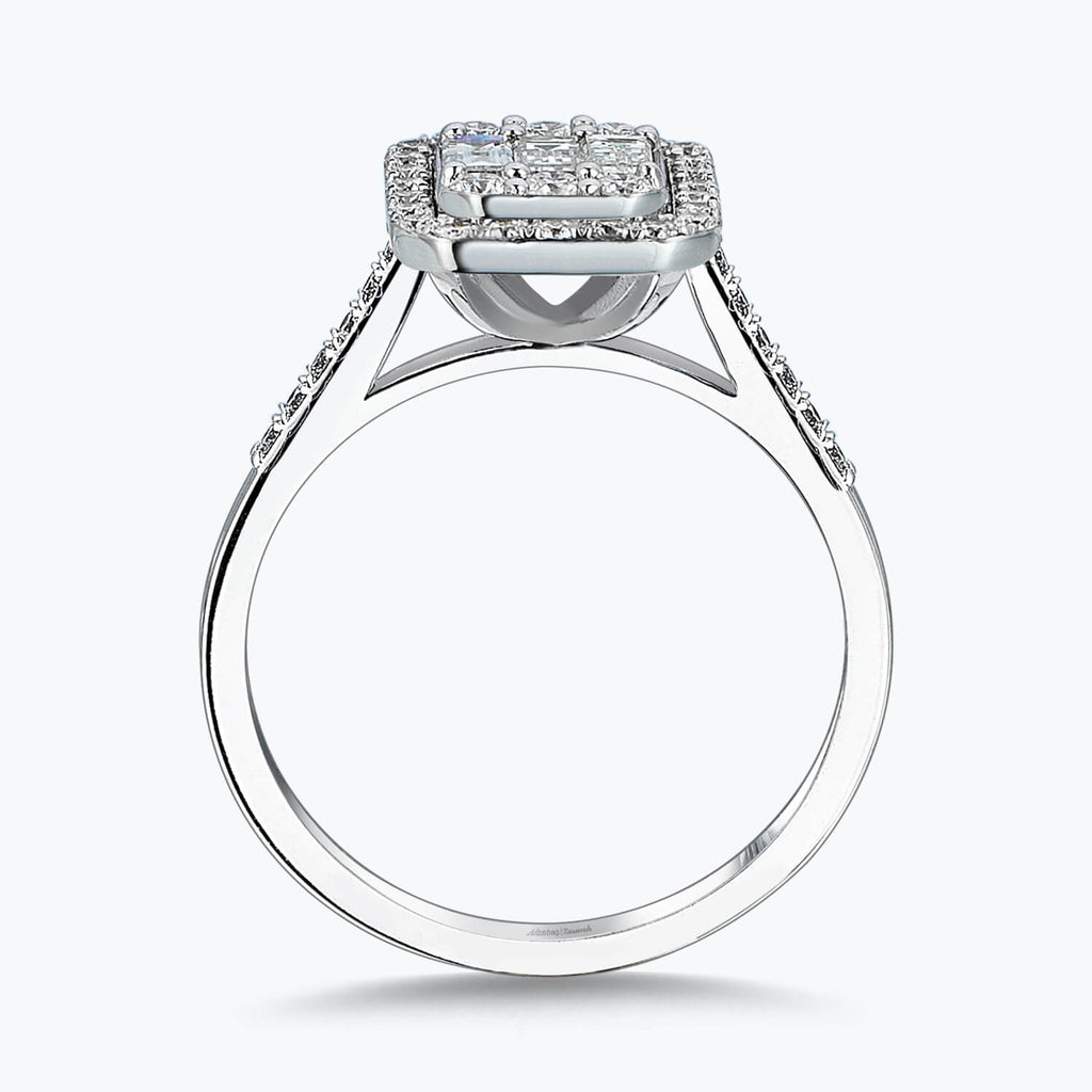 Bague Diamant Baguette