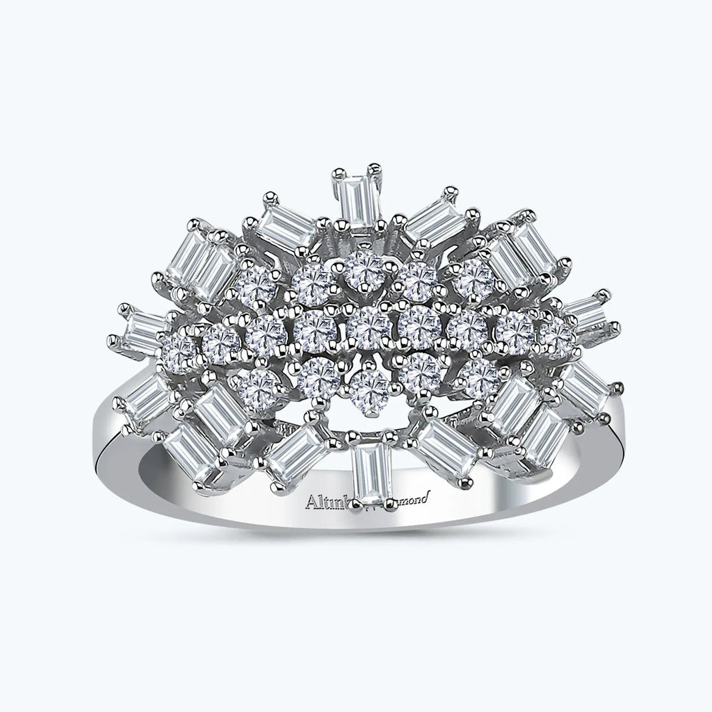 Bague Diamant Baguette